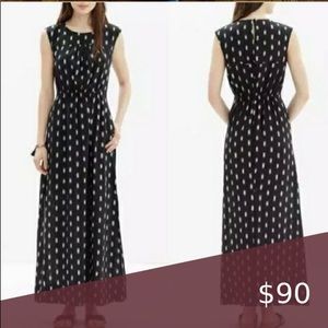 Madewell l Black Ikat Brush Maxi Dress l size 8